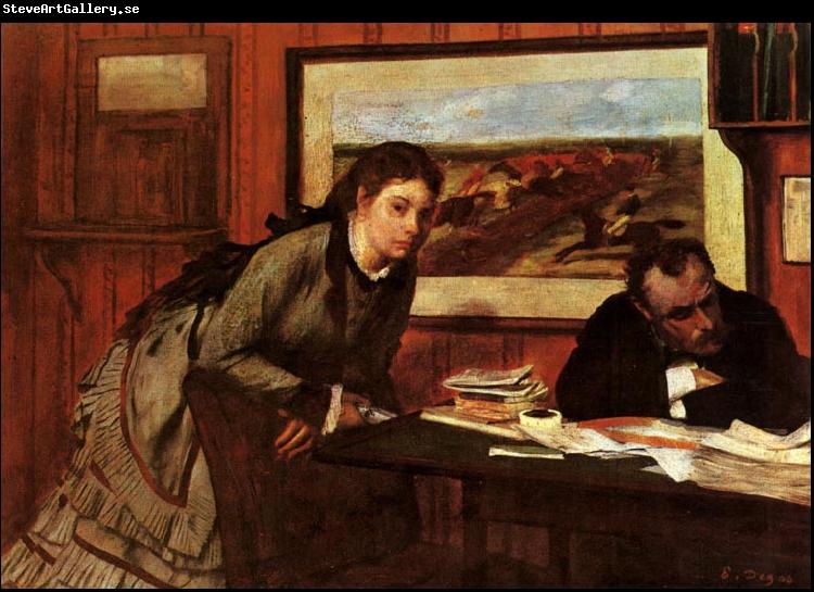 Edgar Degas Sulking